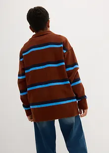 Jungen Strickpullover mit Polokragen, bonprix