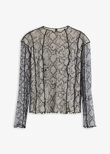 Langarmshirt aus Mesh, bonprix