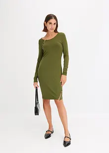 Jerseykleid mit Ösen, bonprix