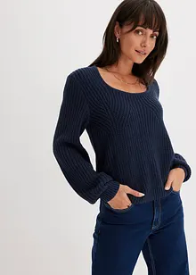 Pullover mit Karree-Ausschnitt, bonprix