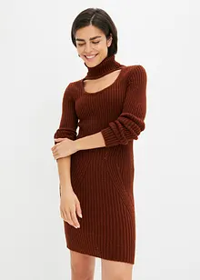 Strickkleid mit Rollkragen, bonprix