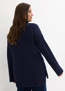 Rollkragenpullover aus reiner Baumwolle, bonprix