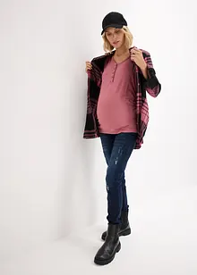 Blouse T-shirt de grossesse avec fonction allaitement avec viscose, bonprix