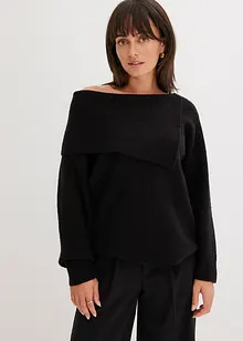 Pull avec un large col, bonprix