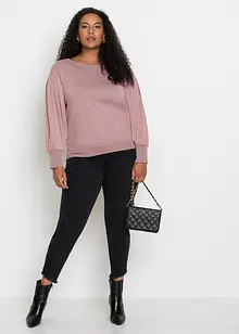 Pull fluide en fine maille de viscose mélangée, bonprix