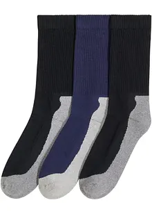 Thermo Tennissocken mit Innenfrottee in Sohle mit Bio-Baumwolle (3er Pack), bonprix