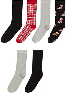 Socken mit Bio-Baumwolle (6er Pack), bonprix