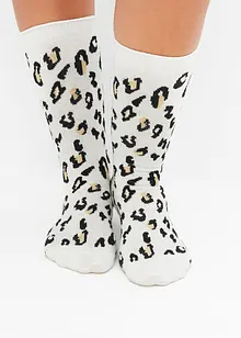 Chaussettes à bord roulotté en coton majoritaire (lot de 8 paires), bonprix