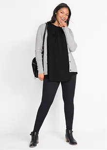 T-Shirt in A-Linien-Form, kurzarm, bonprix