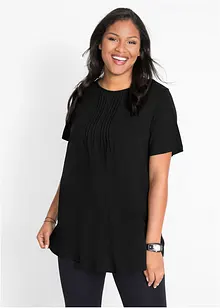 T-Shirt in A-Linien-Form, kurzarm, bonprix