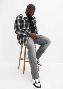 Lot de 2 T-shirts Henley confort pour le ventre, bonprix