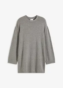 Long-Feinstrickpullover mit Seitenschlitzen aus Viskose-Mix, bonprix