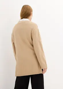 Long-Feinstrickpullover mit Seitenschlitzen aus Viskose-Mix, bonprix