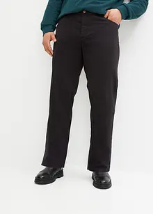 Regular Fit Twillhose aus reiner Baumwolle, Straight, bonprix