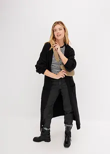 Oversize-Strickjacke in Midilänge, bonprix