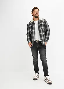 Regular Fit Sweat-Schlupfjeans, Tapered, bonprix