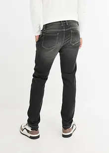 Regular Fit Sweat-Schlupfjeans, Tapered, bonprix