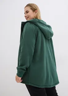 Fleecejacke mit Reißverschluss-Taschen, bonprix