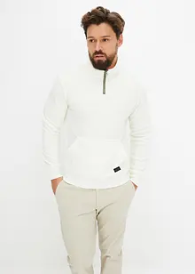 Pull en polaire à col montant, bonprix