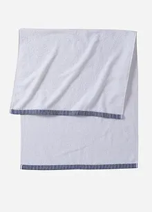 Serviette de bain avec bordure imprimée, bonprix