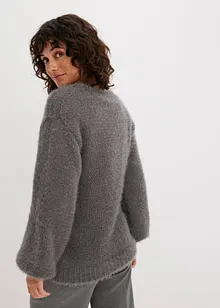 Pull oversize en fil moelleux, bonprix