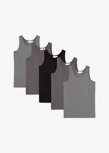 Lot de 5 maillots de corps garçon, bonprix