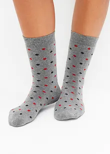 Lot de 6 paires de chaussettes chaudes à intérieur doux en éponge, bonprix