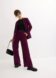 Pantalon palazzo en velours côtelé, bonprix