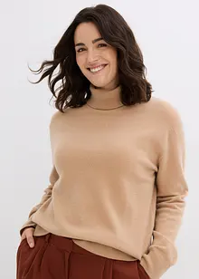 Pull col roulé en cachemire Good Cashmere Standard®, bonprix