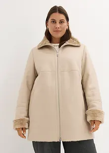 Manteau aspect peau de mouton, bonprix