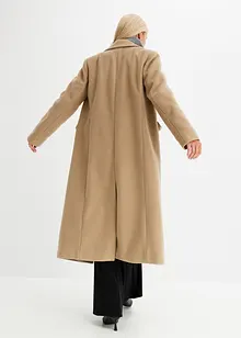 Manteau croisé aspect laine, bonprix