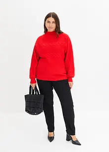 Pullover mit Zopfmuster, bonprix