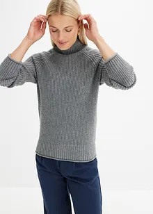 Strickpullover mit Stehkragen, bonprix