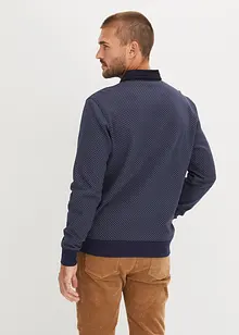 Elegantes Sweatshirt mit Polokragen, bonprix