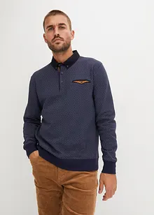 Elegantes Sweatshirt mit Polokragen, bonprix