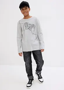 Jungen Langarmshirt aus Bio-Baumwolle, bonprix