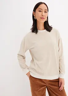 Pullover mit Rippe, bonprix