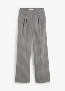 Pantalon large à pinces et fines rayures, bonprix