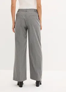 Pantalon large à pinces et fines rayures, bonprix