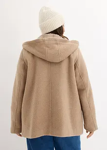 Veste caban en bouclé moelleux, bonprix