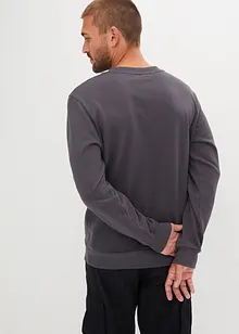 Sweat-shirt à intérieur gratté doux, bonprix