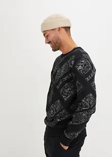 Rundhals-Sweatshirt mit Print, bonprix