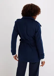 Manteau court avec teneur en laine, bonprix