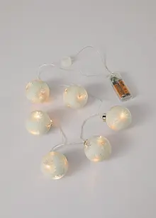 LED-Lichterkette mit 6 Glas-Kugeln, bonprix