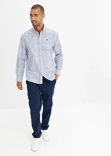 Chemise manches longues à col boutonné, bonprix