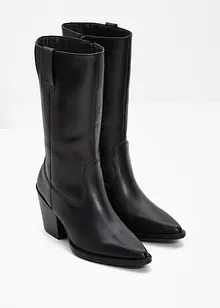 Bottes western en cuir, bonprix