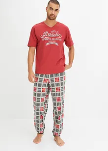 Pyjama mit Bio-Baumwolle, bonprix