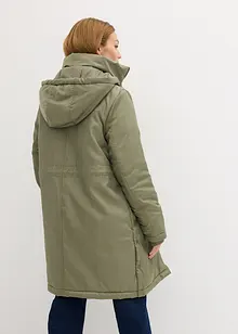 Wattierter Parka mit abnehmbarer Kapuze und Taillenregulierung, bonprix