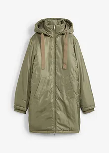 Parka rembourrée à capuche amovible et ampleur réglable, bonprix