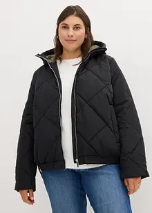 Veste matelassée courte avec doublure contrastante, bonprix